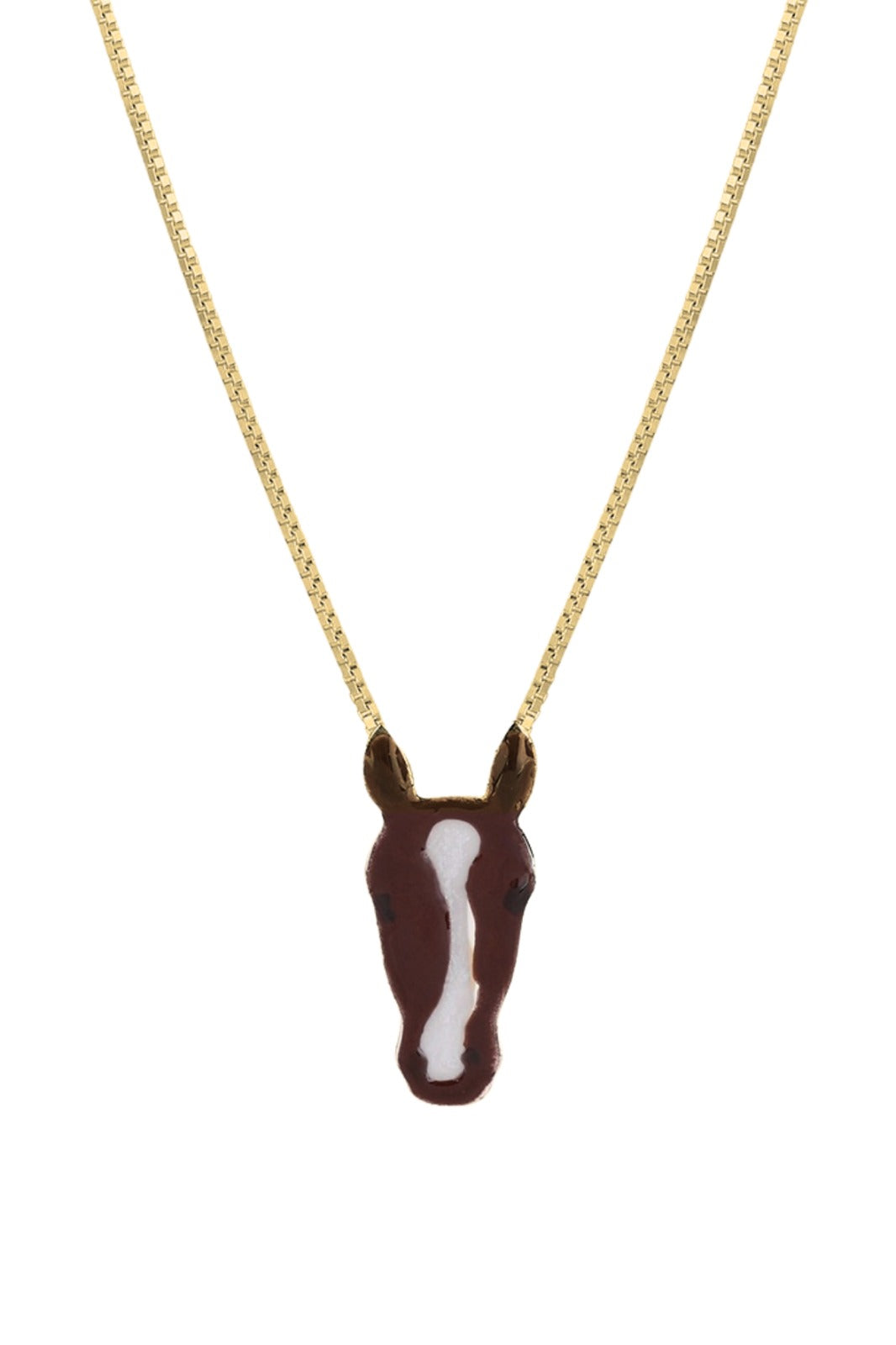 Malacara Pendant Enamel 18k Gold