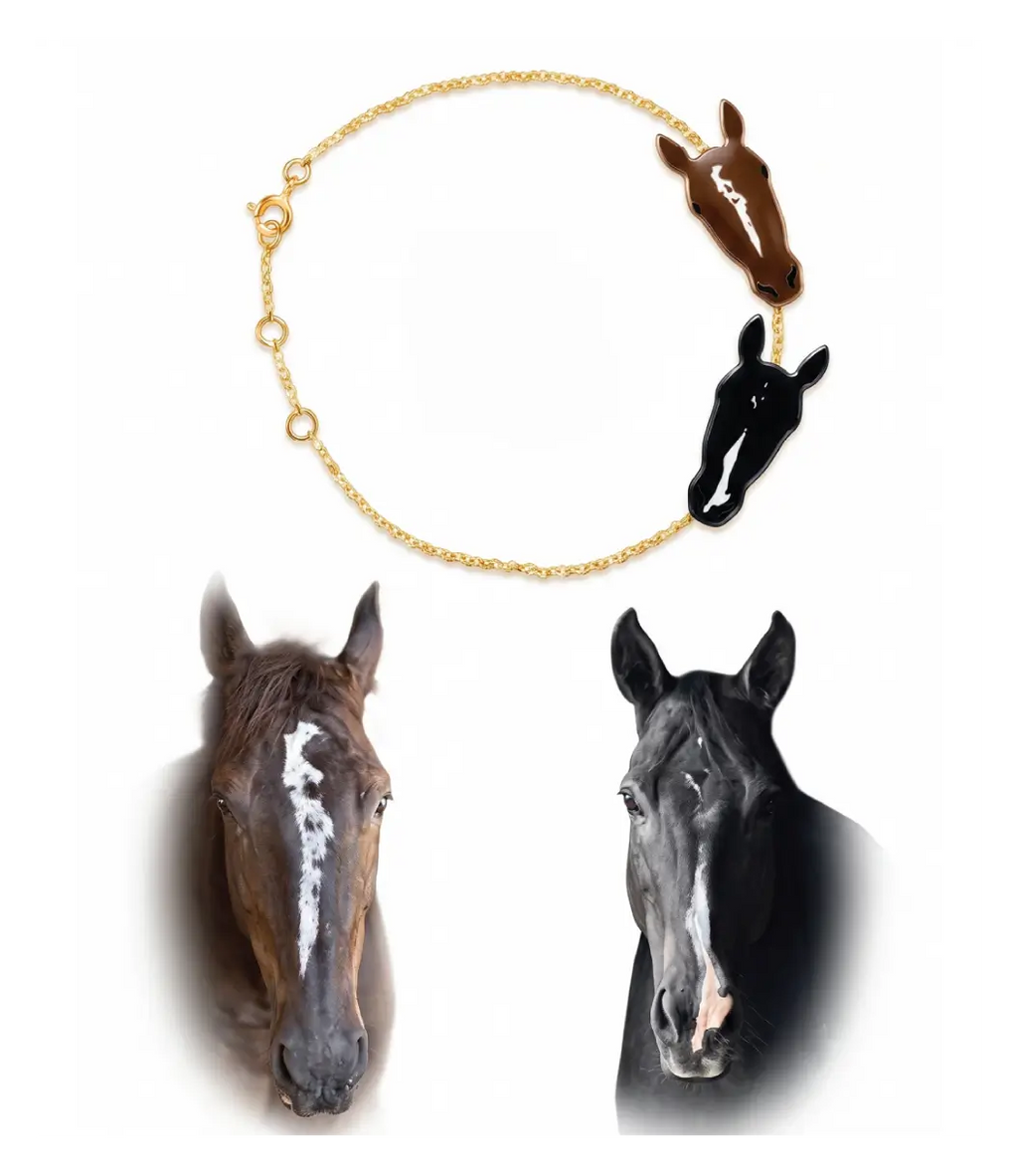 Malacara Pendant Enamel 18k Gold